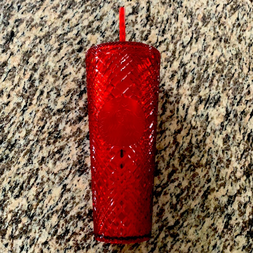Starbucks Christmas 24 ounce red ornament tumbler brand new